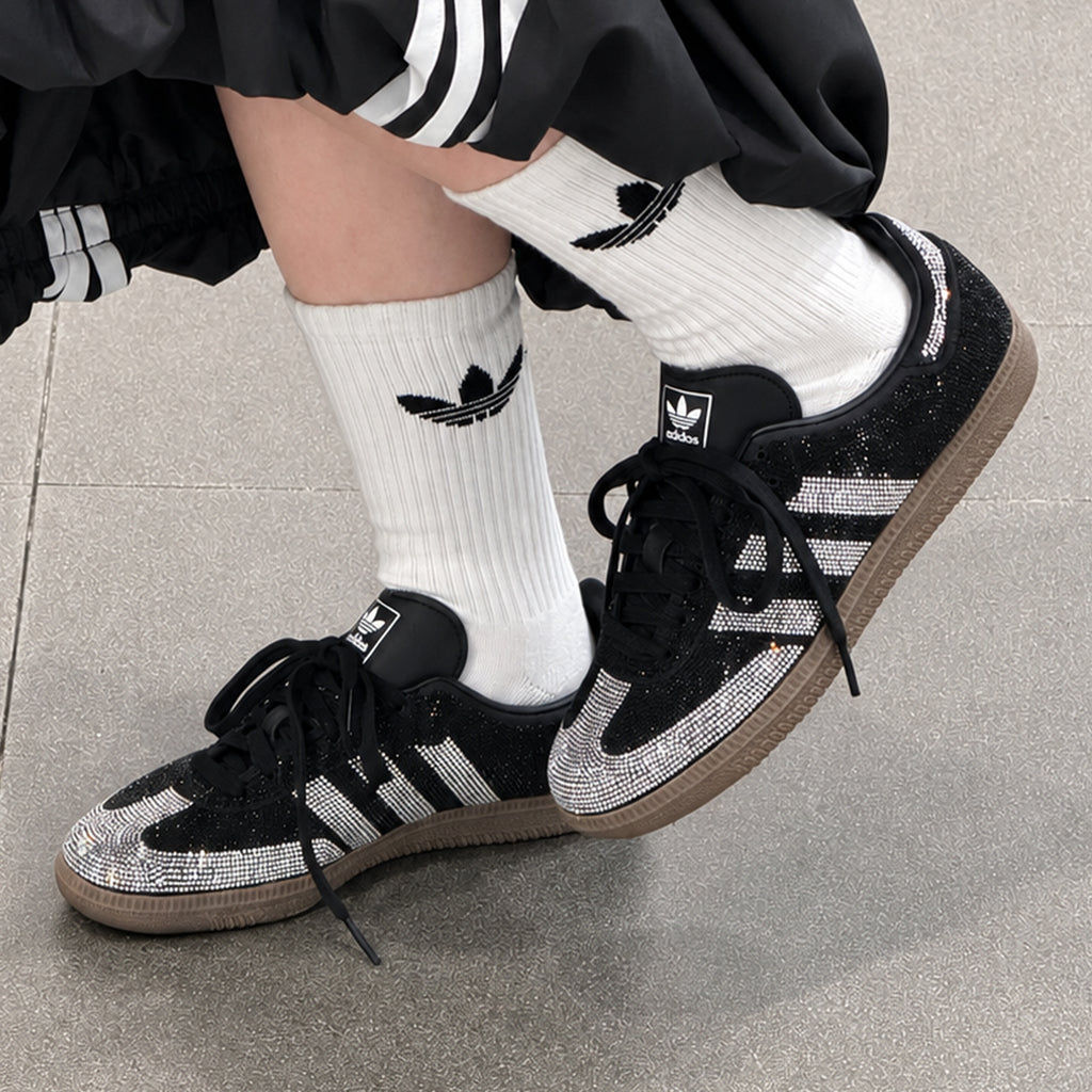 adidas Samba OG Rhinestone Black Silver (Women's)