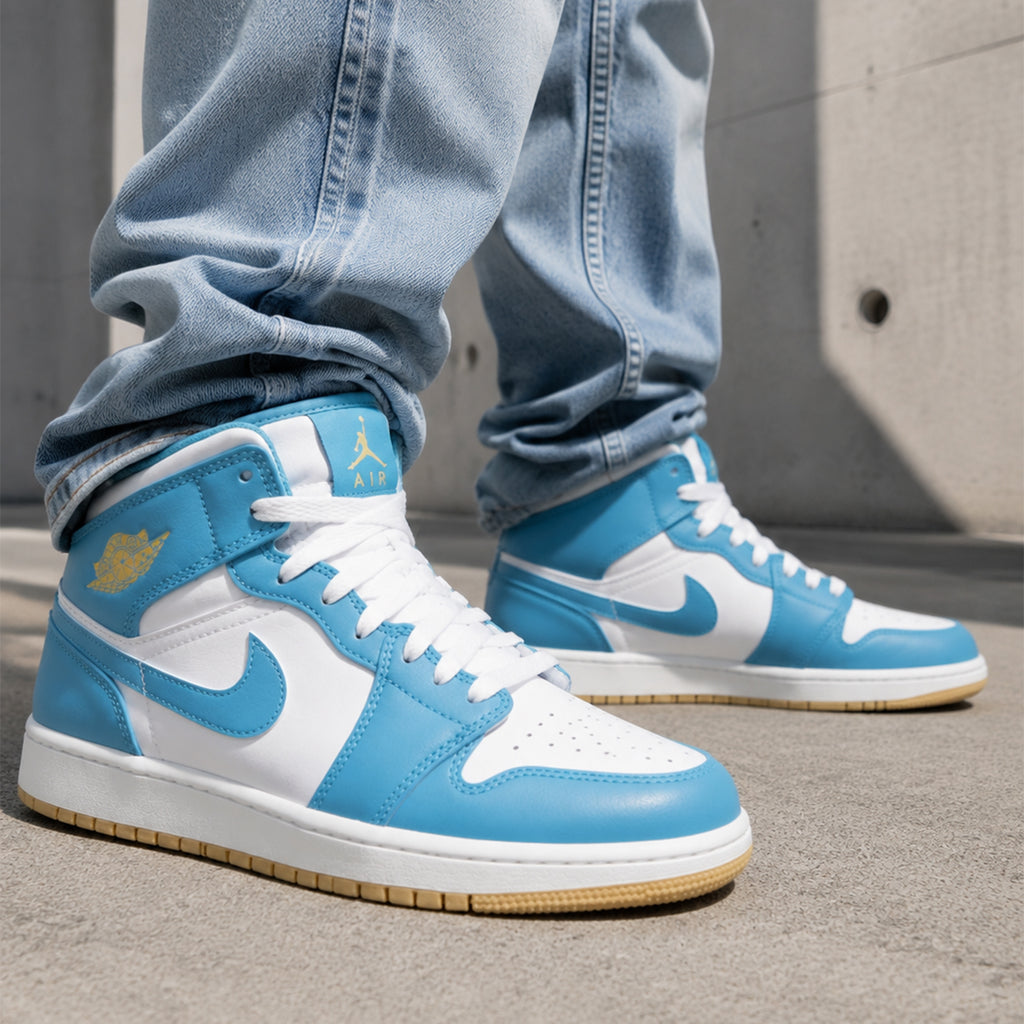 Jordan 1 Mid Aquatone (GS)