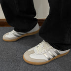 adidas Samba OG White Silver Metallic Grey (Women's)