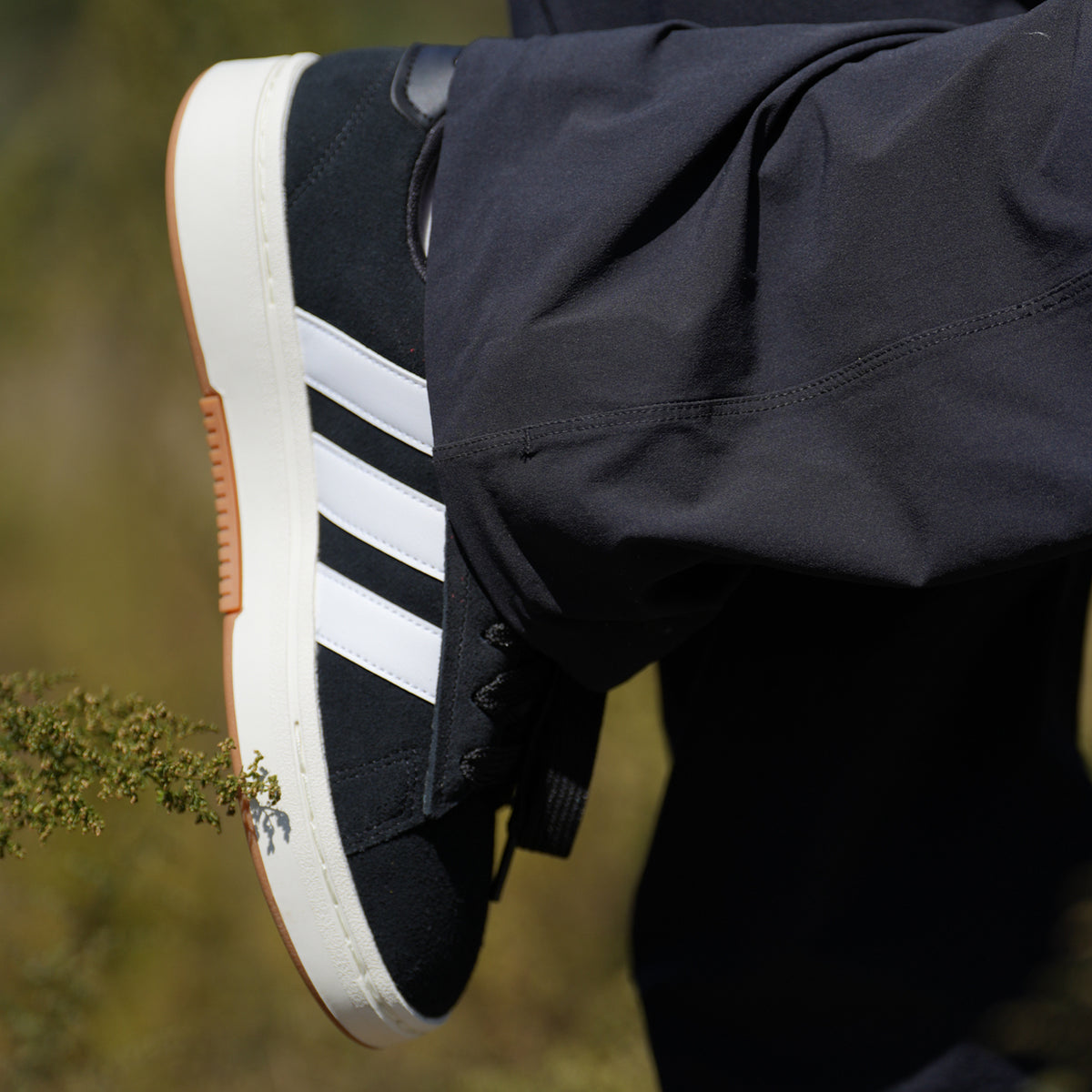 adidas Grand Court Alpha Core Black Cloud White Gum