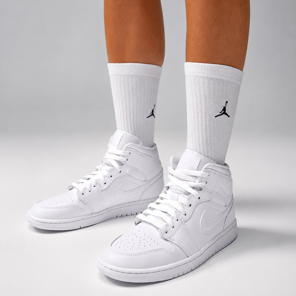 Jordan 1 Mid Triple White (2022) (Women's)