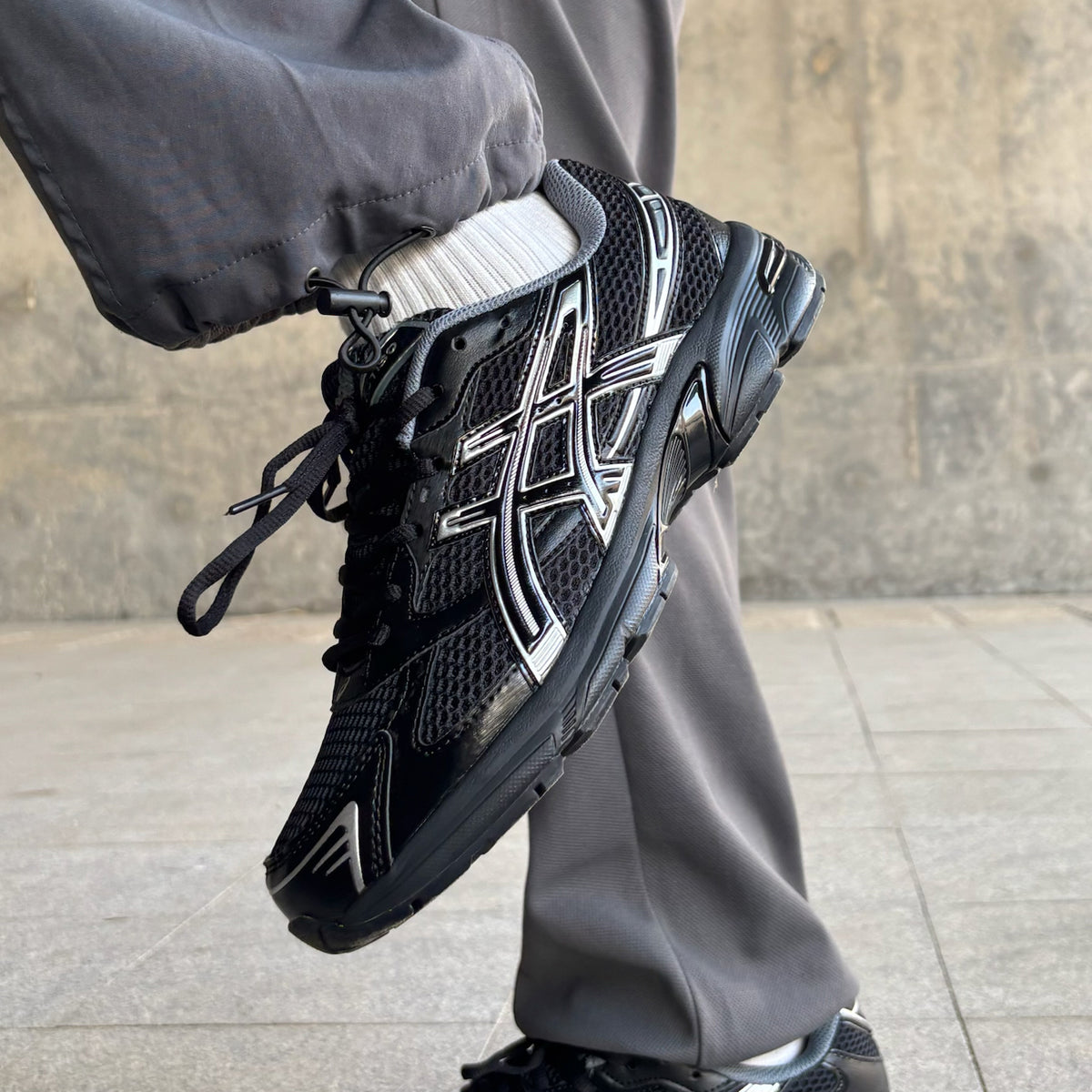ASICS Gel-1130 Black Pure Silver