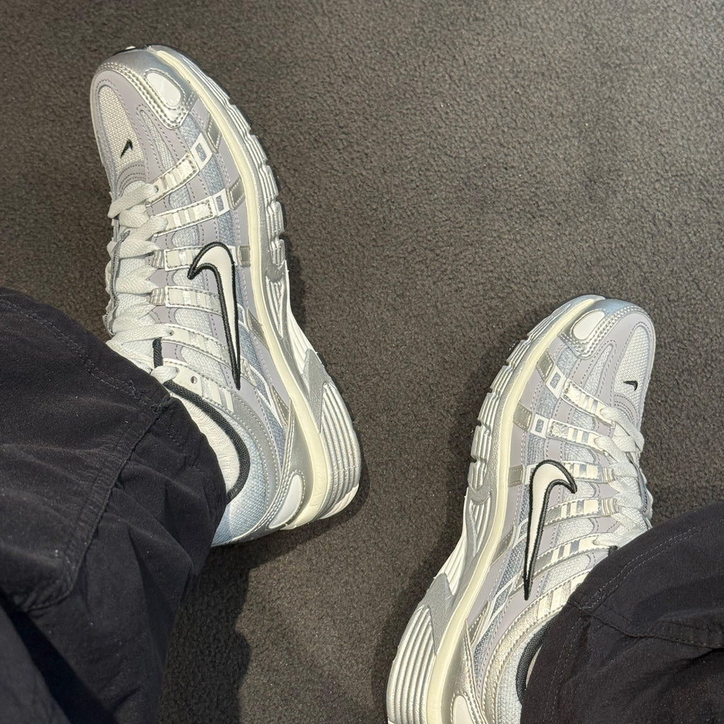 Nike P-6000 Metallic Silver Summit White-Wolf Grey