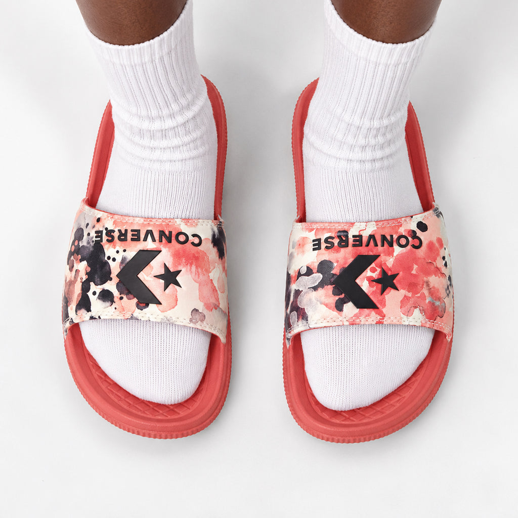 Converse Chuck Taylor All Star Slide Slippers Pink/White Women's