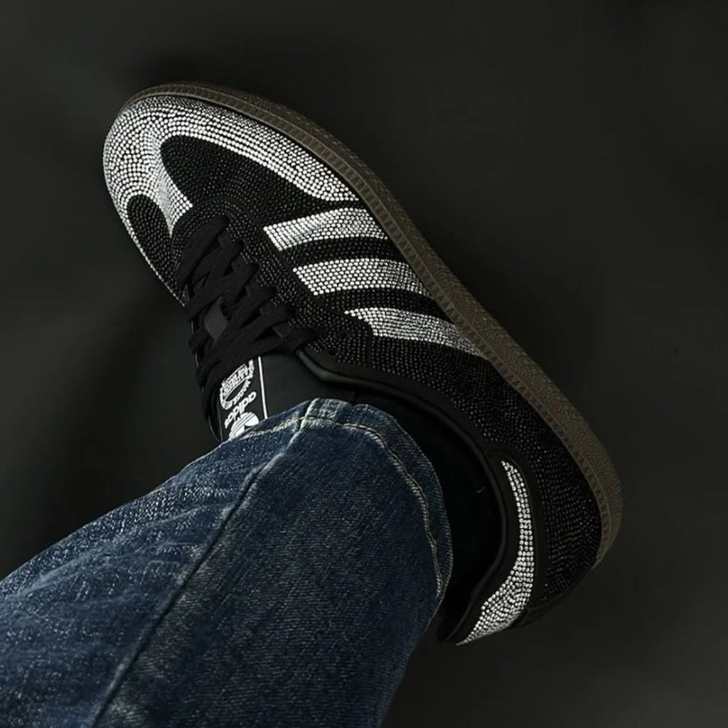 adidas Samba OG Rhinestone Black Silver (Women's)