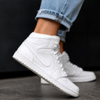 Jordan 1 Mid Triple White (2022) (Women's)