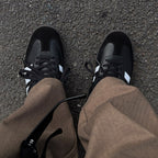 adidas Samba Indoor Core Black Cloud White Vivid Red