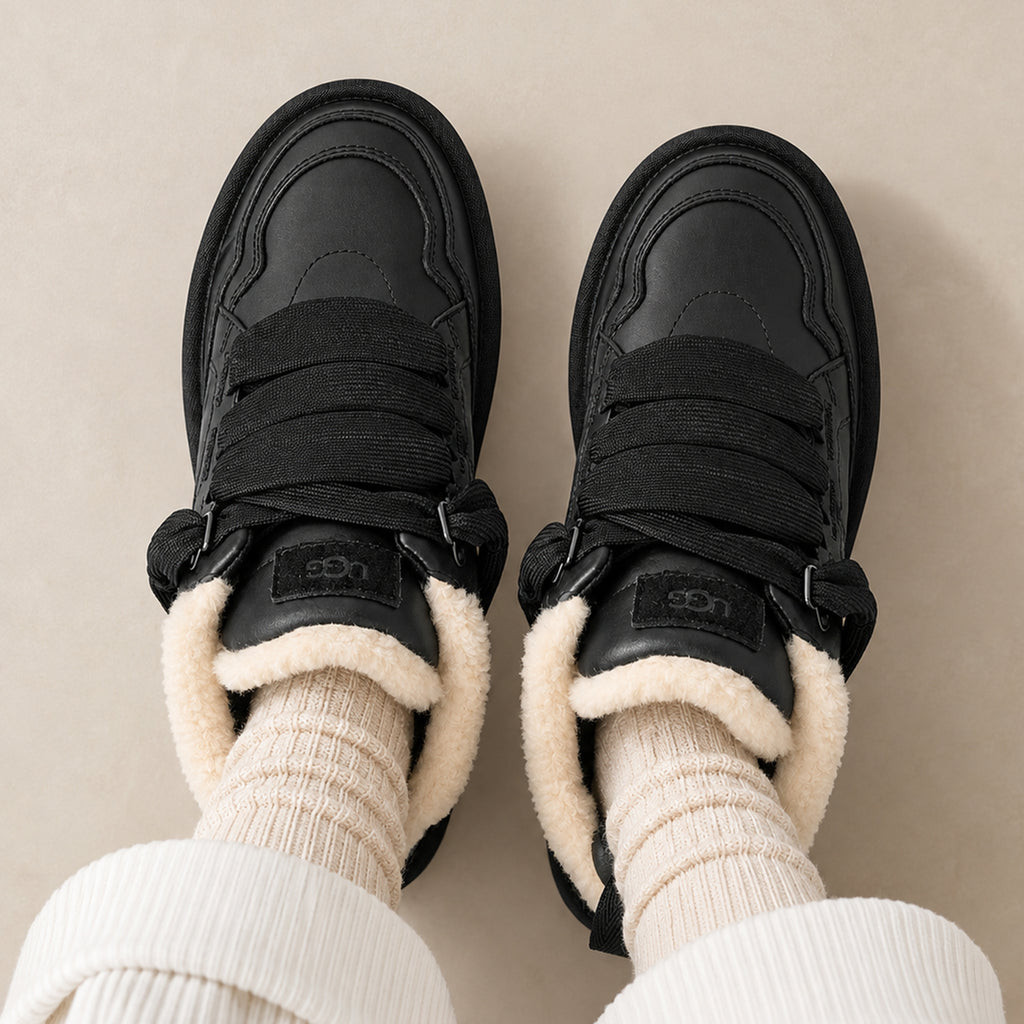 UGG Lowmel Leather Black (Women's)