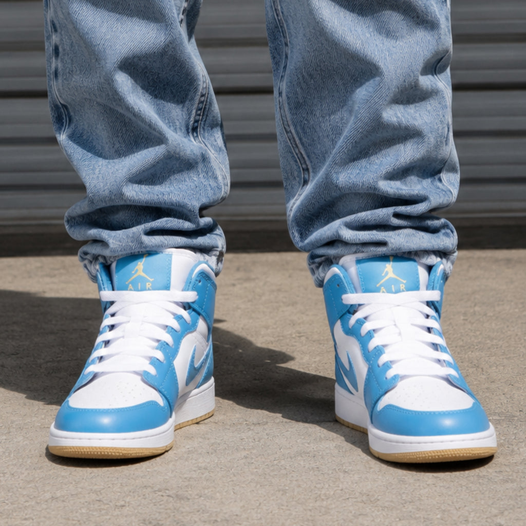 Jordan 1 Mid Aquatone (GS)