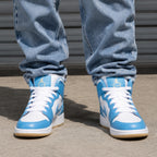 Jordan 1 Mid Aquatone (GS)