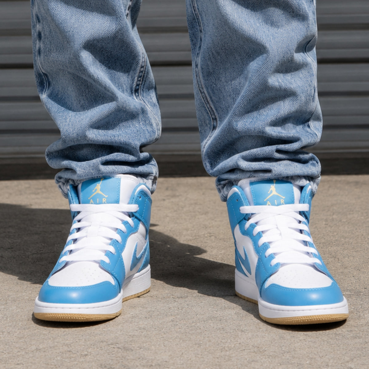 Jordan 1 Mid Aquatone (GS)