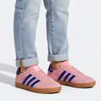 Adidas Gazelle J Semi Pink Spark Lucid Blue