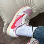 Jordan 1 Retro Low OG SP Travis Scott Sail Tropical Pink