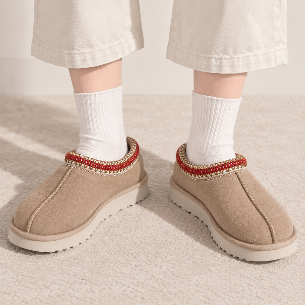 UGG Tasman Slipper Sand Dark Cherry (Women's)