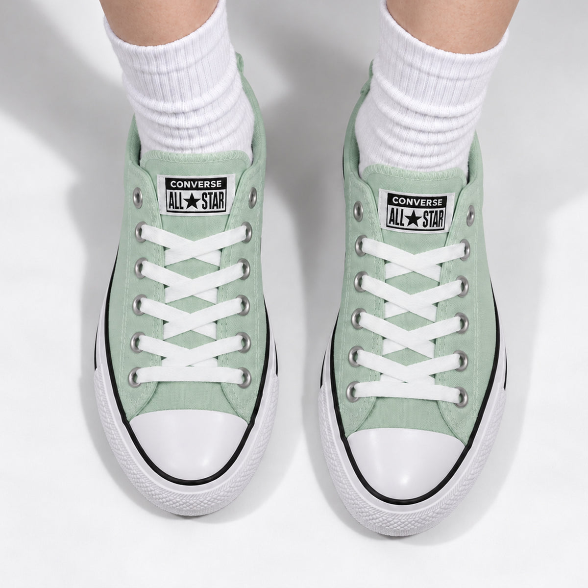 Converse CTAS Madison Slip Resistant Abrasion Resistant Low top Skateboard Shoes Women's Green