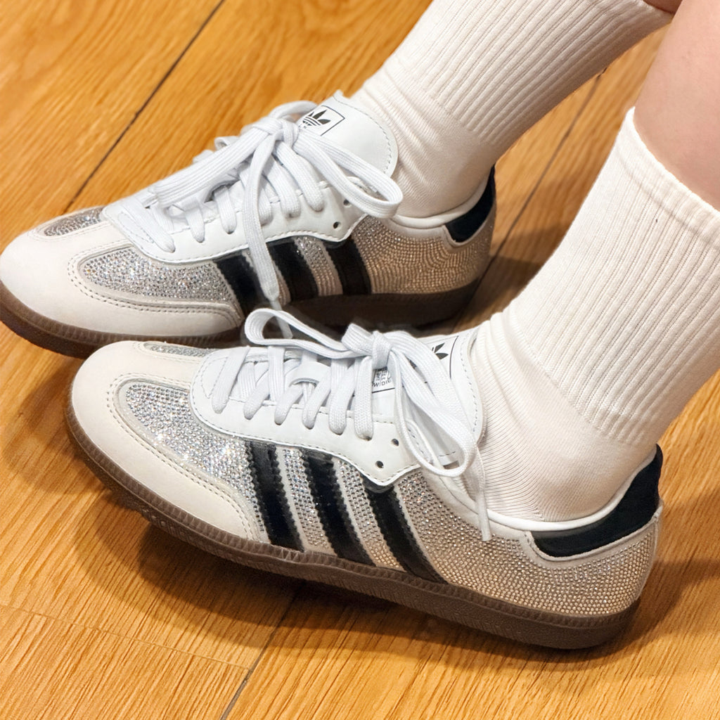 adidas Samba OG Rhinestone Crystal White Silver (Women's)