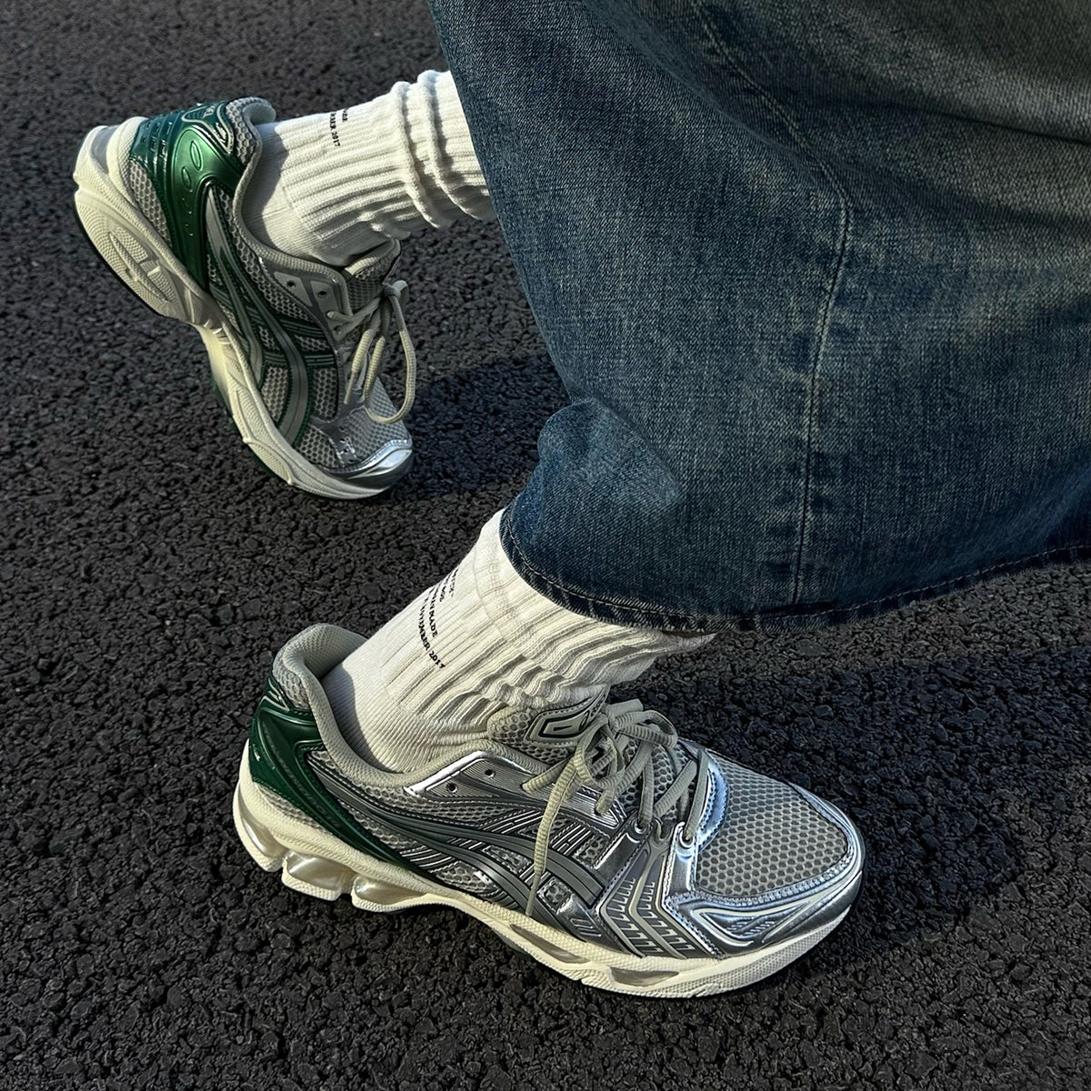 ASICS Gel-Kayano 14 Dried Leaf Green Pure Silver