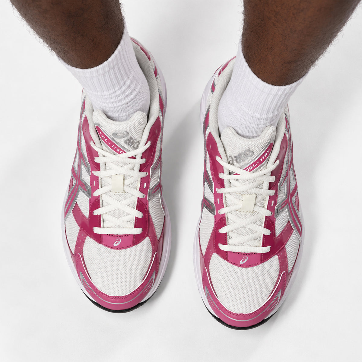 ASICS Gel 1130 Running Shoes Men's Low Top Butter/Pink Cloud