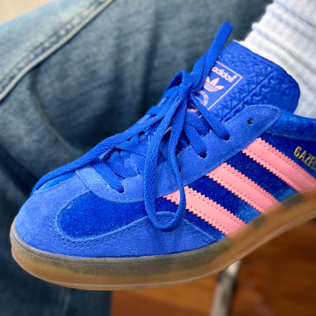 adidas Gazelle Indoor Blue Semi Pink Spark (Women's)