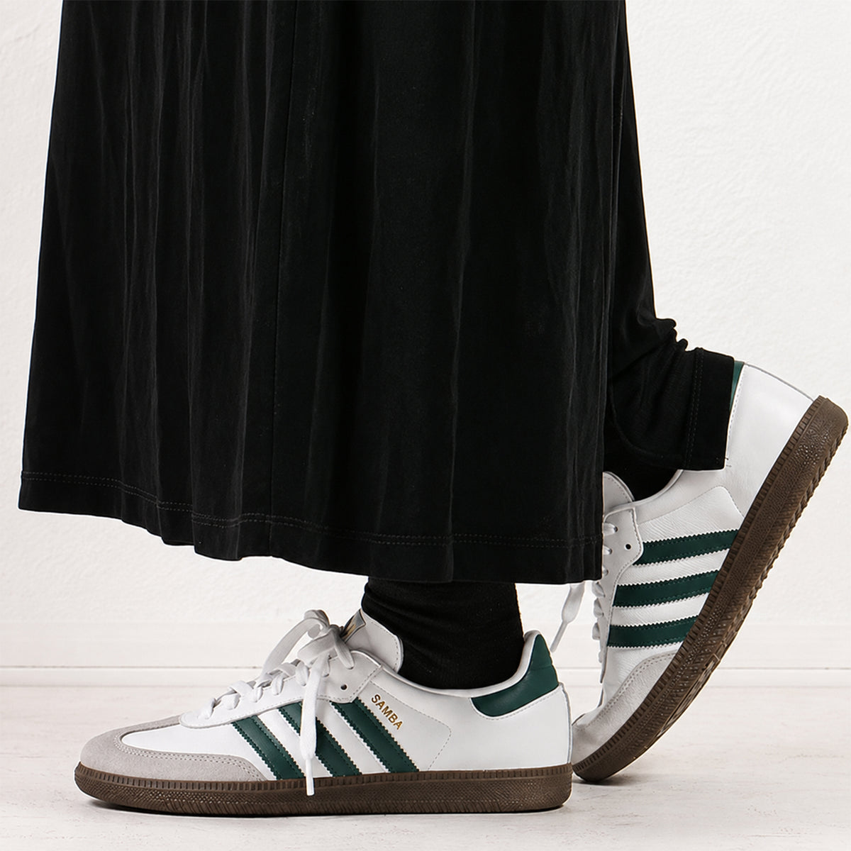 adidas Samba OG Cloud White Collegiate Green