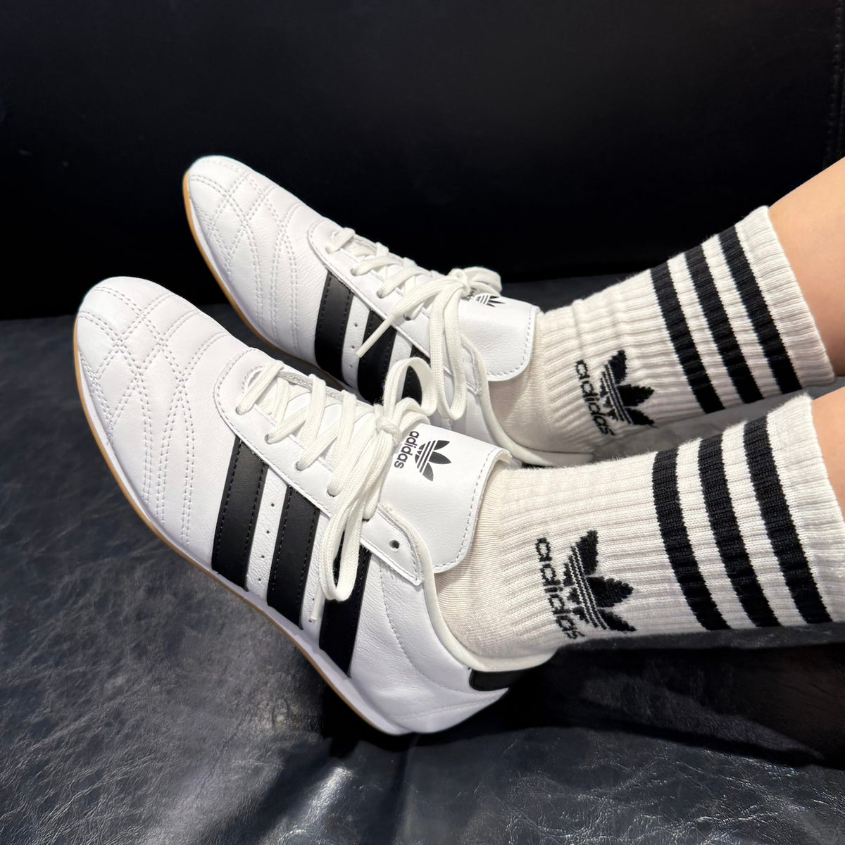 adidas Taekwondo Cloud White Core Black Gum (Women's)