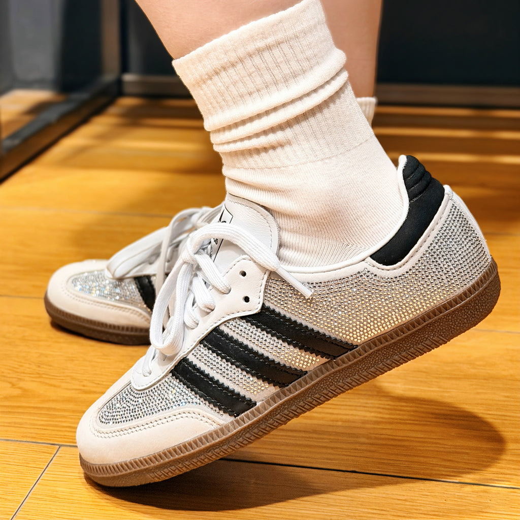 adidas Samba OG Rhinestone Crystal White Silver (Women's)