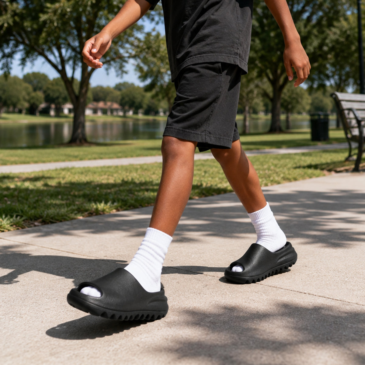adidas Yeezy Slide Onyx (Kids)