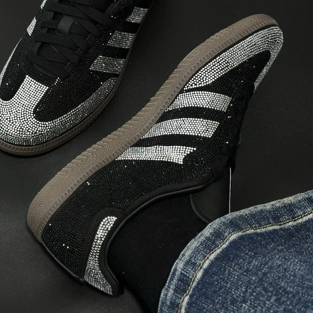 adidas Samba OG Rhinestone Black Silver (Women's)