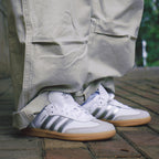 adidas Samba OG White Silver Metallic Grey (Women's)