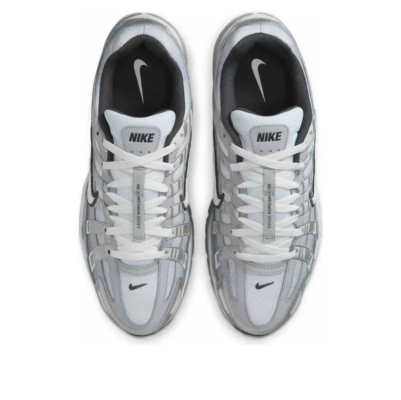 Nike P-6000 Metallic Silver Summit White-Wolf Grey