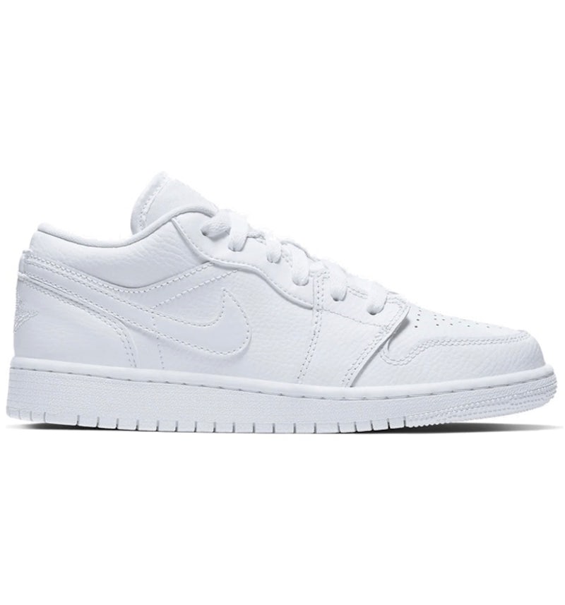 Jordan 1 Low Triple White Logo (GS)