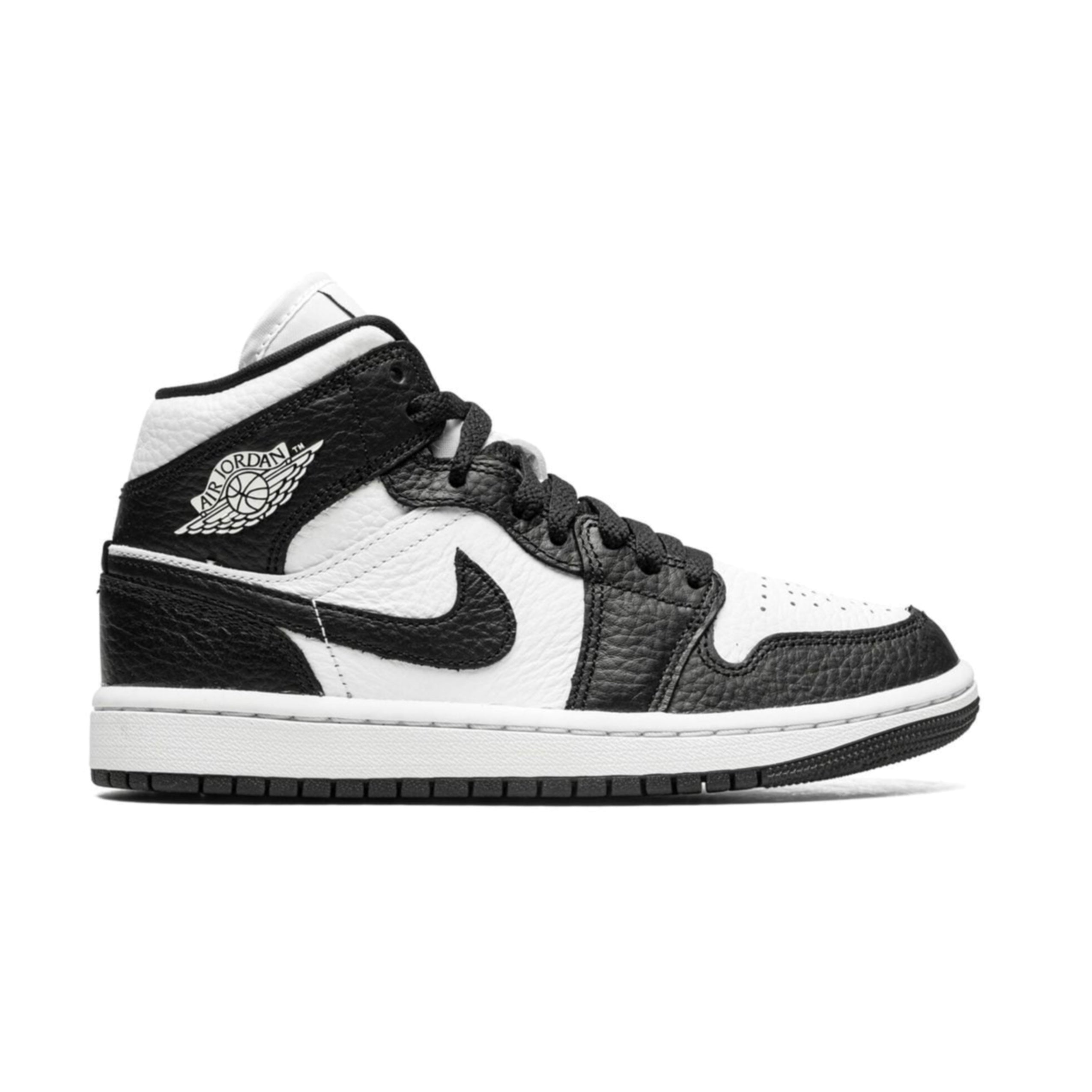 Jordan 1 Mid Split Black White (Women's)