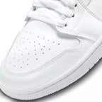 Jordan 1 Low Triple White Logo (GS)