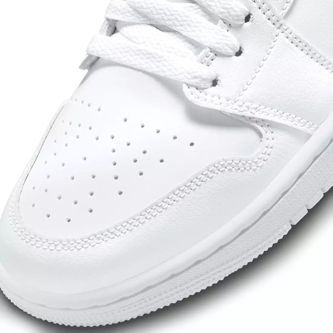 Jordan 1 Low Triple White Logo (GS)