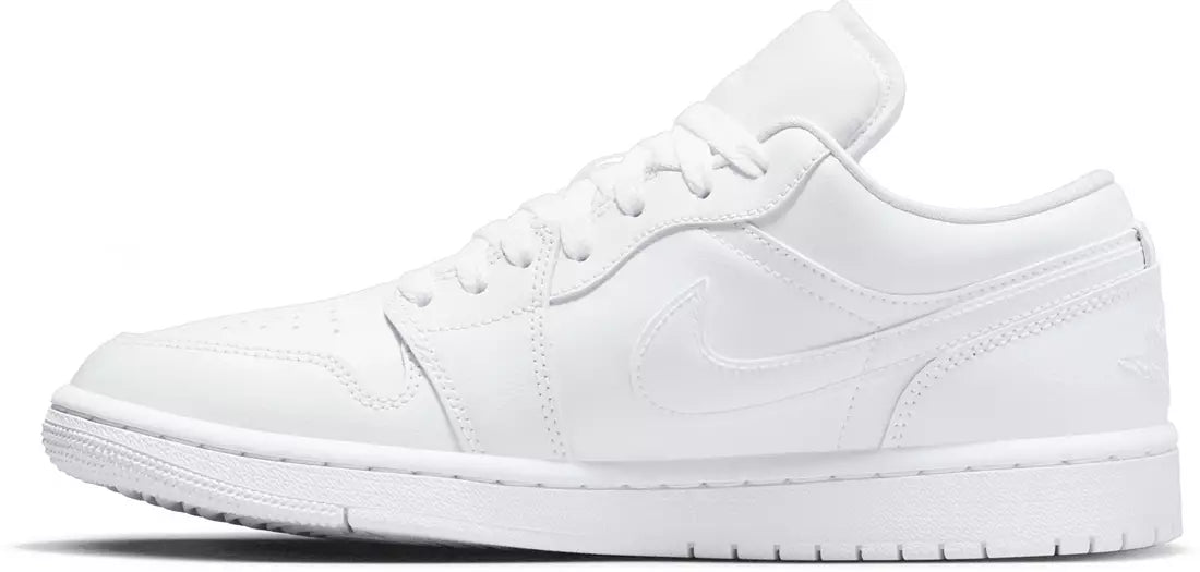 Jordan 1 Low Triple White Logo (GS)