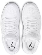 Jordan 1 Low Triple White Logo (GS)
