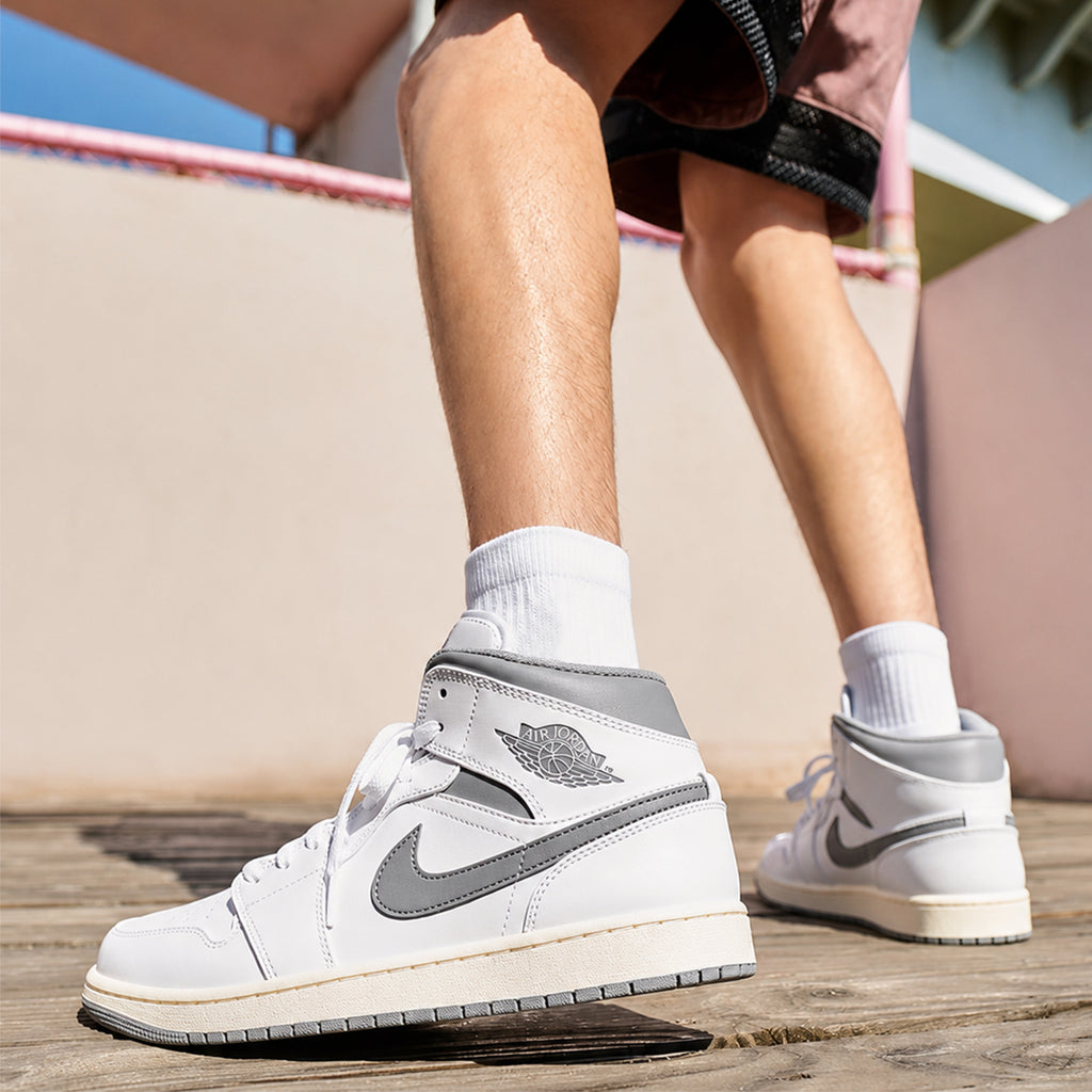 Jordan 1 Mid Neutral Grey