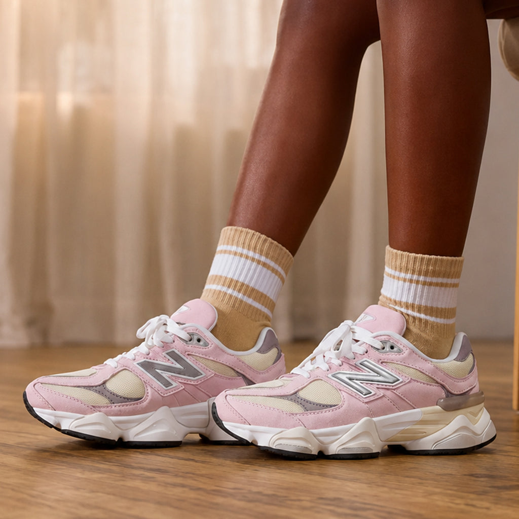 New Balance NB 9060 Low top Kids' Running Shoes Pink/White