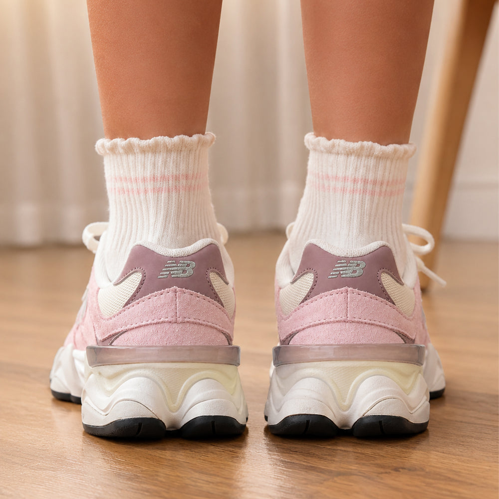 New Balance NB 9060 Low top Kids' Running Shoes Pink/White