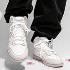 Nike Dunk High Retro PRM Cracked Leather Swoosh