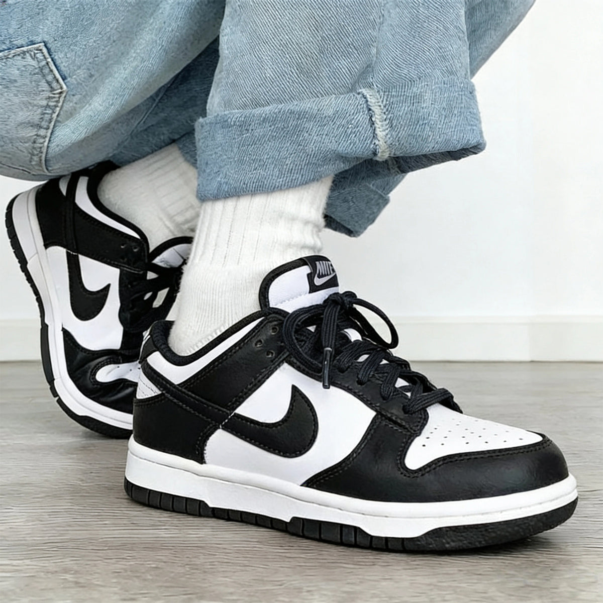 Nike Dunk Low Retro White Black Panda (GS)