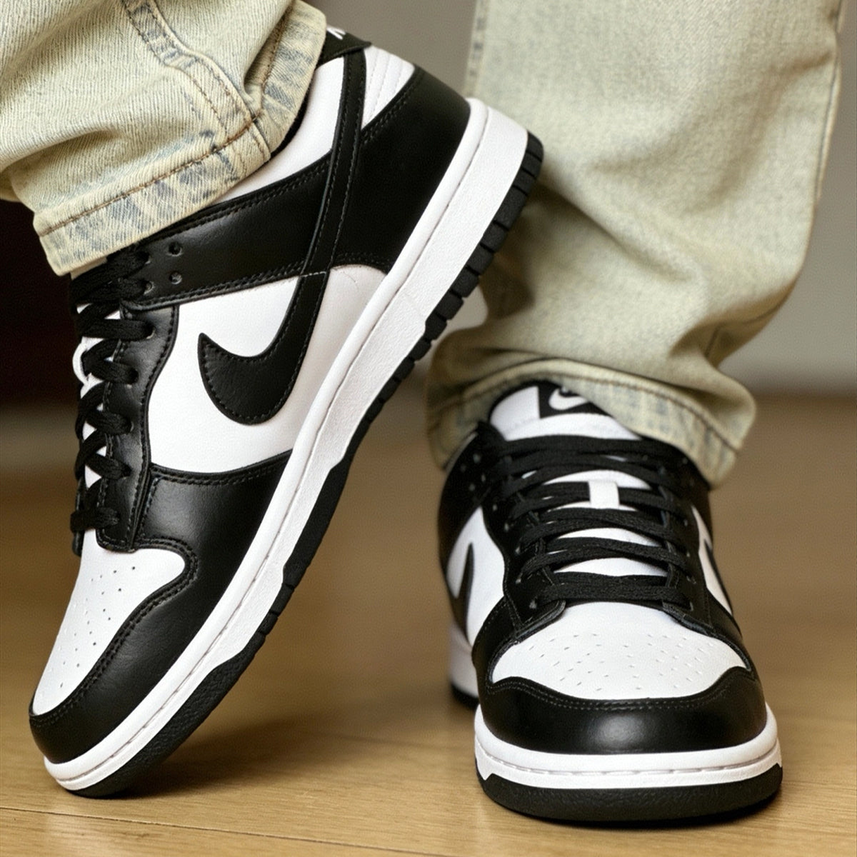 Nike Dunk Low Retro White Black Panda (GS)