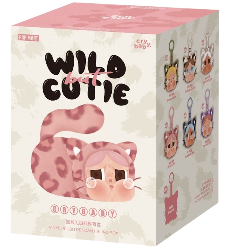 Pop Mart CRYBABY Wild but Cutie Series Vinyl Plush Pendant Single Blind Box