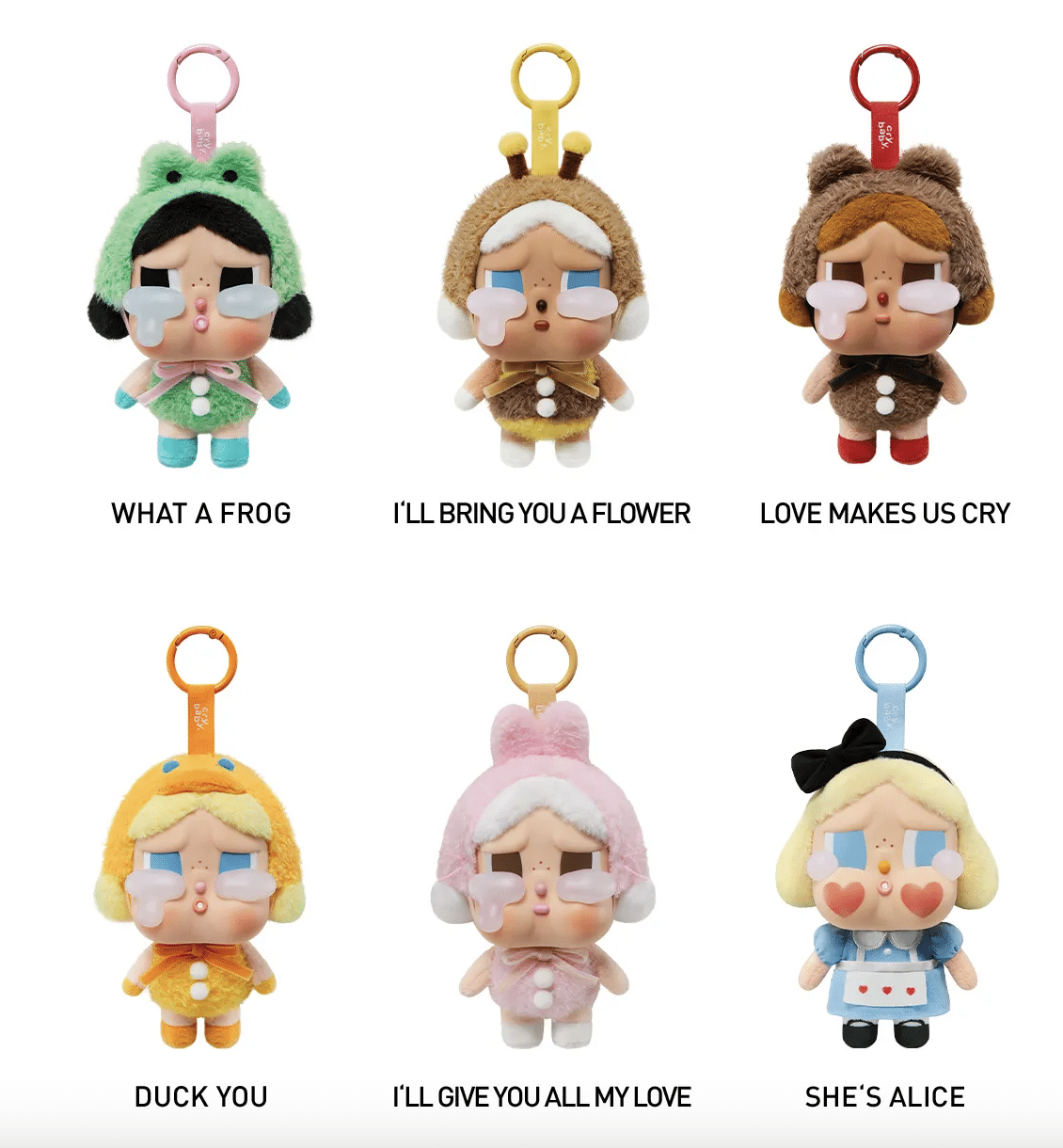 Pop Mart CryBaby Crying Again Series Vinyl Face Plush Sealed Case (6 Blind Box)