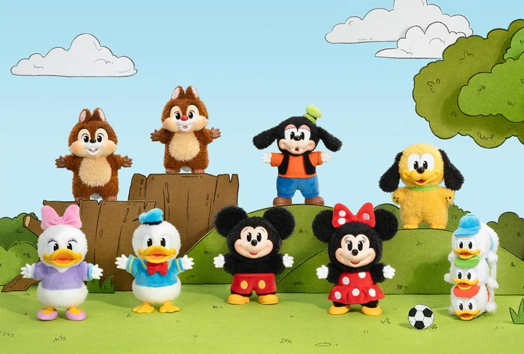 Pop Mart Disney Mickey Family Together Series Plush Keychain