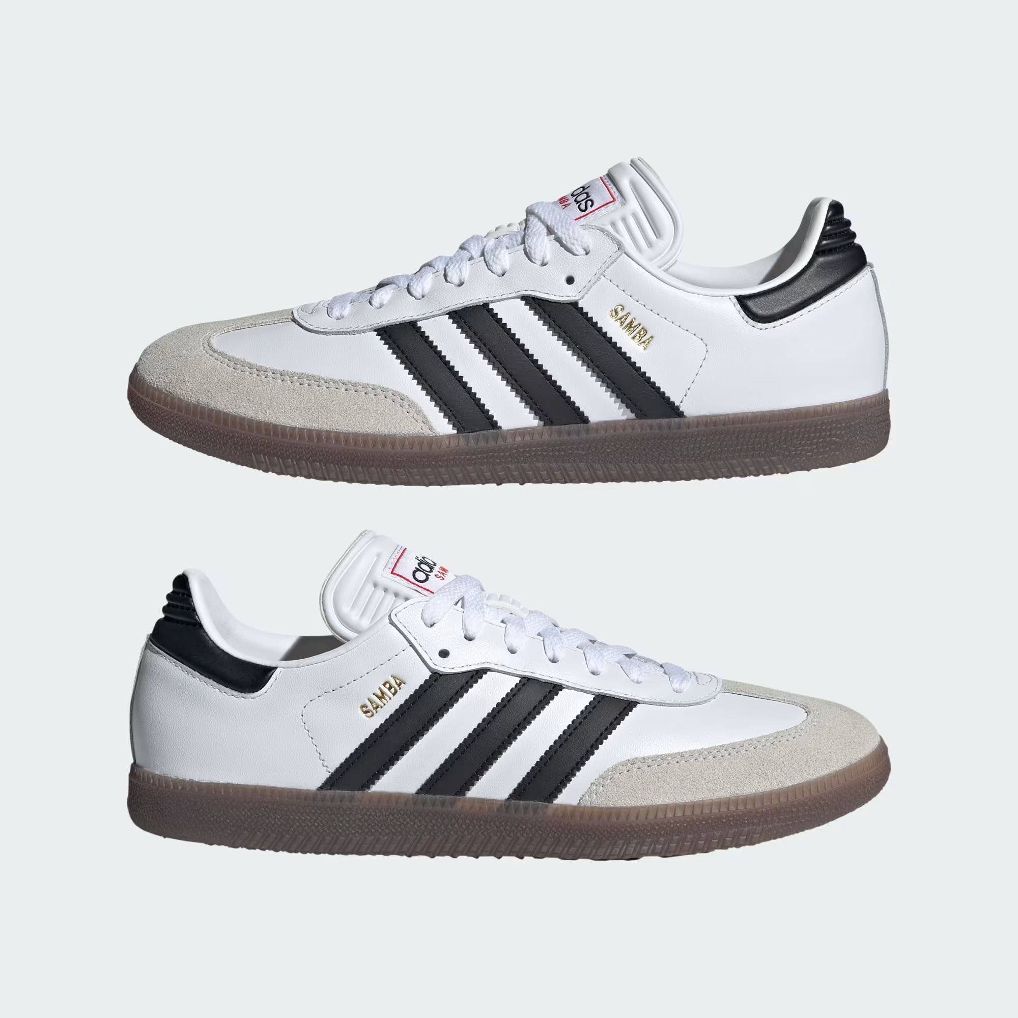 adidas Samba Indoor Cloud White Core Black Vivid Red