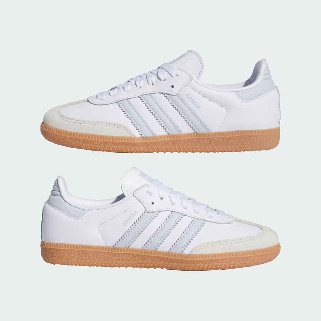 adidas Samba OG White Halo Blue Gum (Women's)