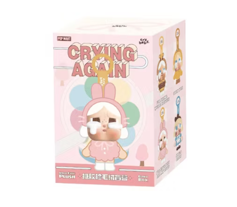 Pop Mart CryBaby Crying Again Vinyl Face Plush Single Blind Box
