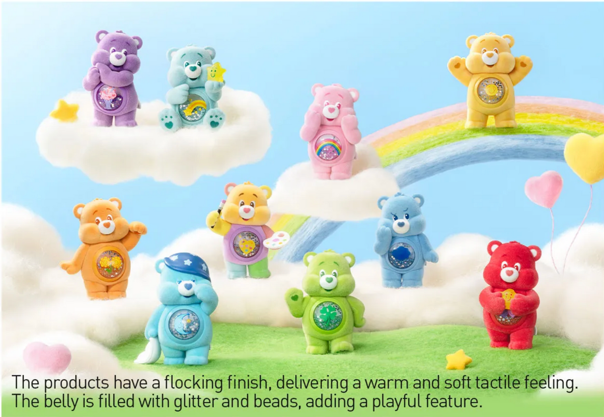 Pop Mart Care Bears Colorful Hugs Series Figures Sealed Case (9 Blind Box)