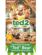 Pop Mart Ted2 Teddy Bear Action Plush Pendant